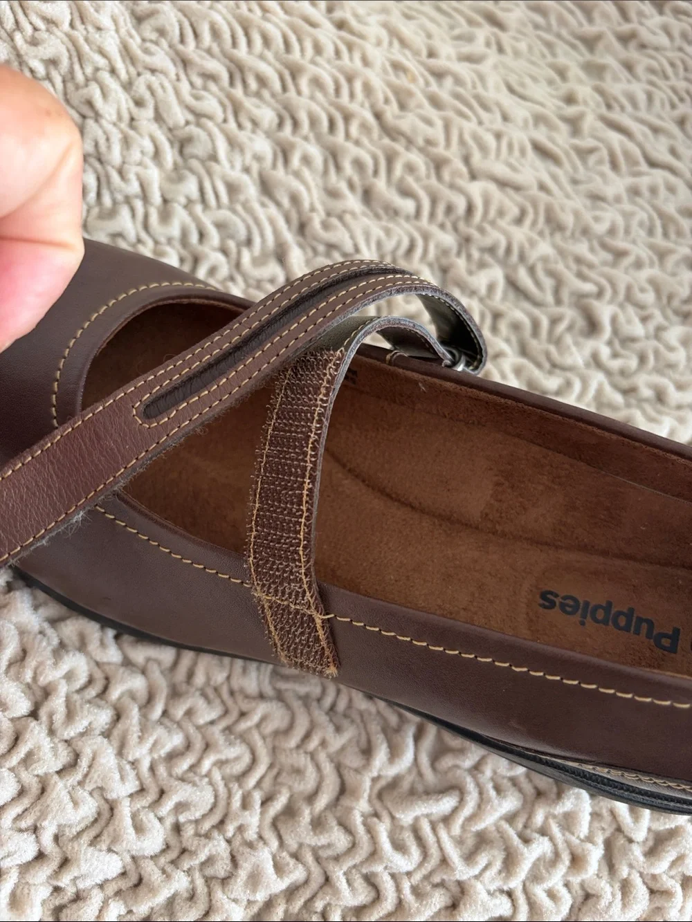 Hush Puppies Brown Mary Jane Espadrilles